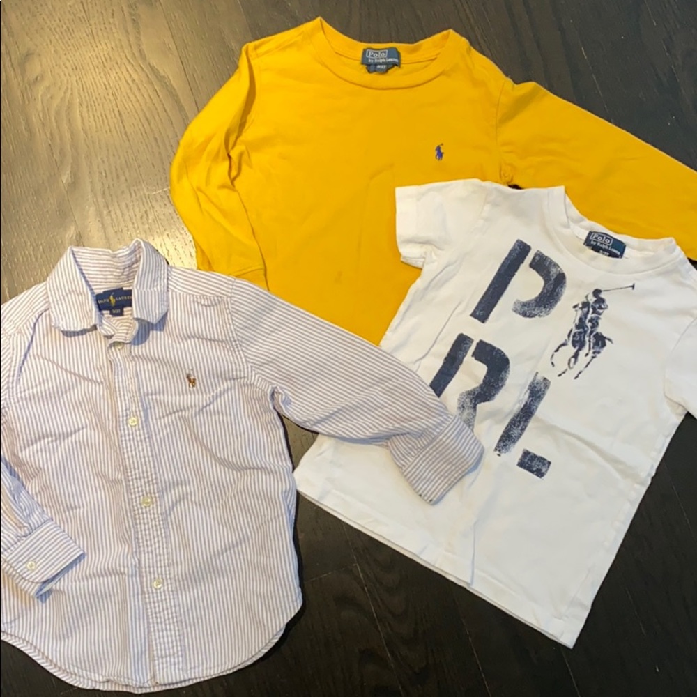 Polo shirts size 3